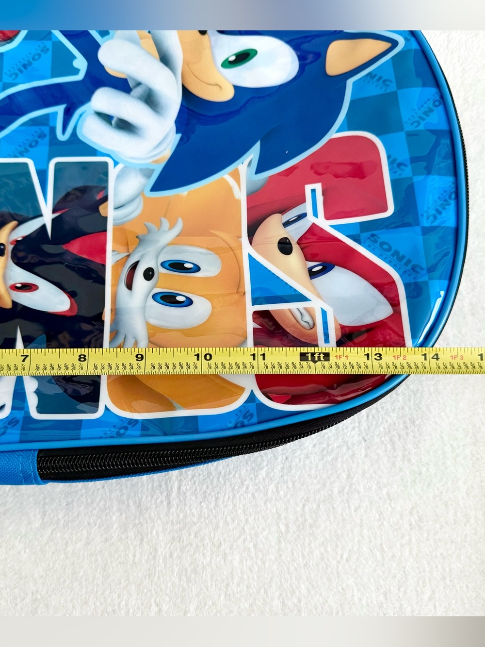 Sonic the Hedgehog Kids School Backpack Bookbag Blue NWT - Picture 9 of 9